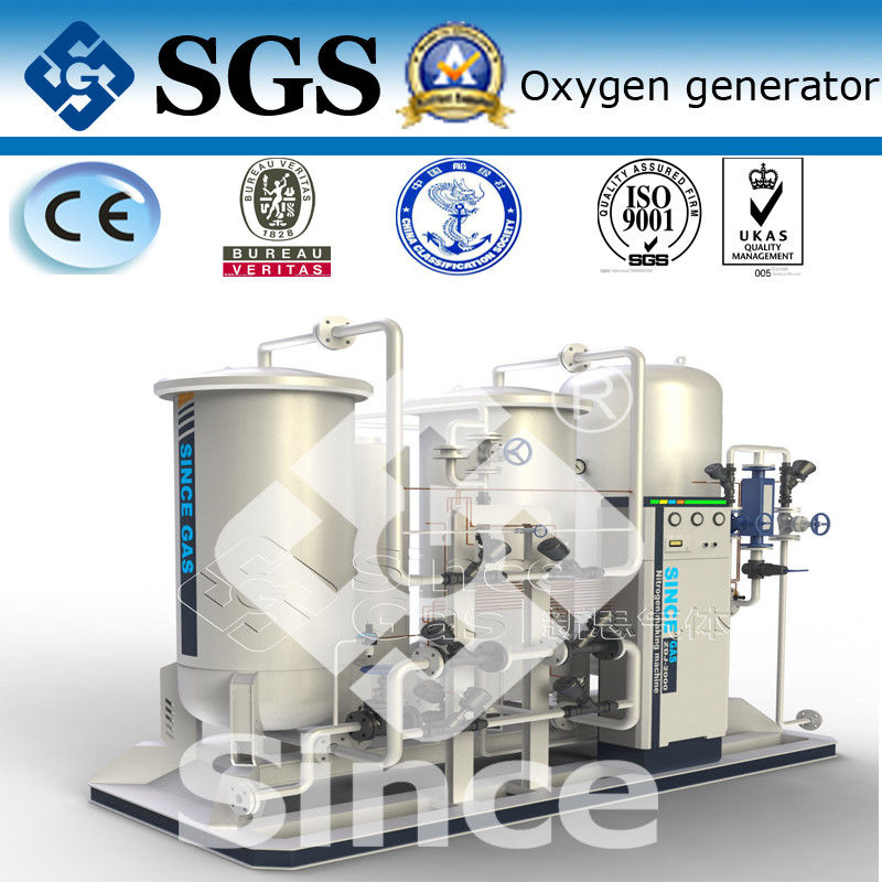 Automatizado completamente 1 kilovatio del oxígeno de la capacidad médica del generador 5-1500 Nm3/H