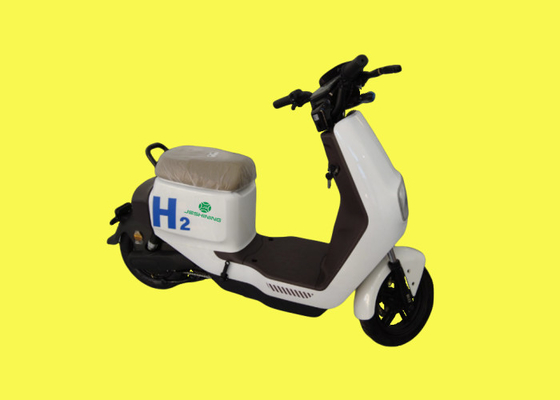 Bicicleta eléctrica con pila de combustible de hidrógeno para conducir y transportar
