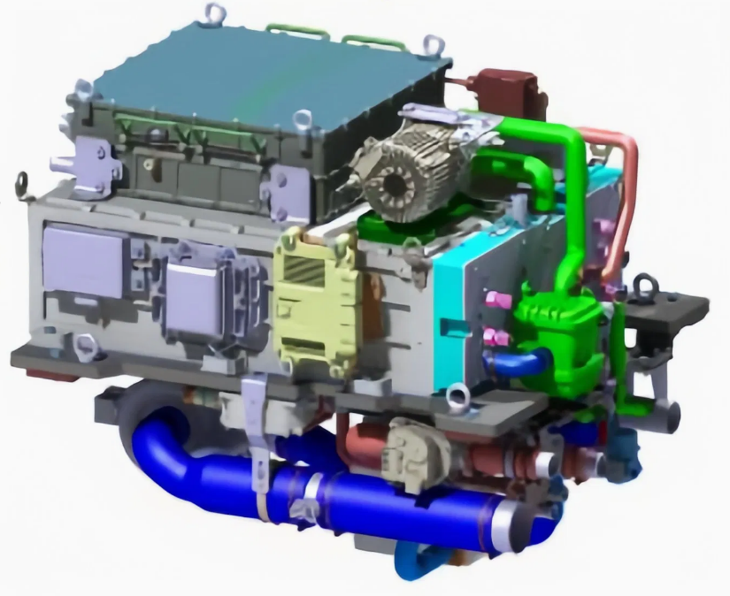 Sistema generador de celdas de combustible de hidrógeno refrigerado con agua de 50 kW de cero contaminación para soluciones de energía limpia