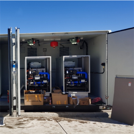 500 m3/h Generador de hidrógeno en contenedor de 1 MW Electrolisador de agua para centrales eléctricas de pilas de combustible